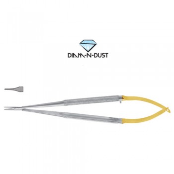 Diam-n-Dust™ Castroviejo Micro Needle Holder Straight - Very Delicate Stainless Steel, 14 cm - 5 1/2"